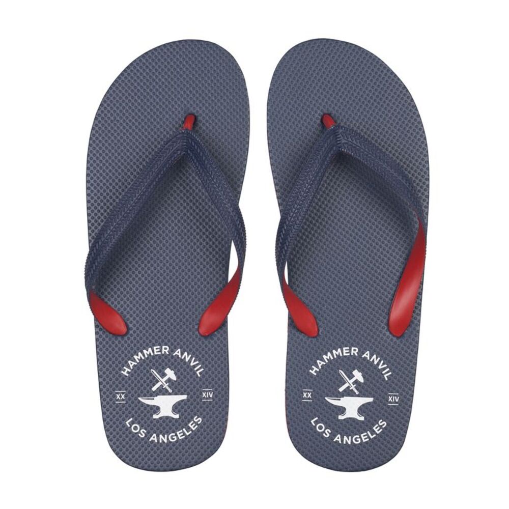 Hammer Anvil Mens Flip Flops Casual Thong Summer Sandals Comfortable Beach Shoes